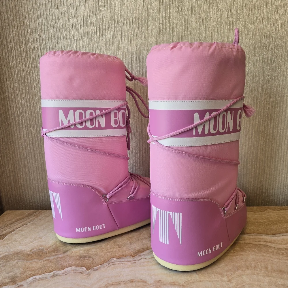 Moon Boot Icon Tall Boot Pink - Picture 15 of 16